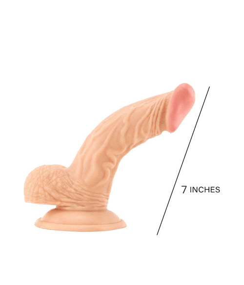 7 Inch Curved Dildo Real Feel Dildo