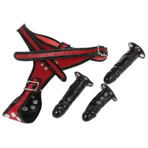 3 in 1 Lesbian Strapon Dildo