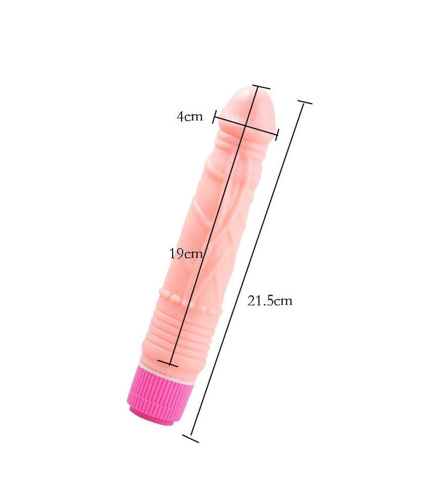 7 Inch Stud Skin Dildo Vibrator For Female