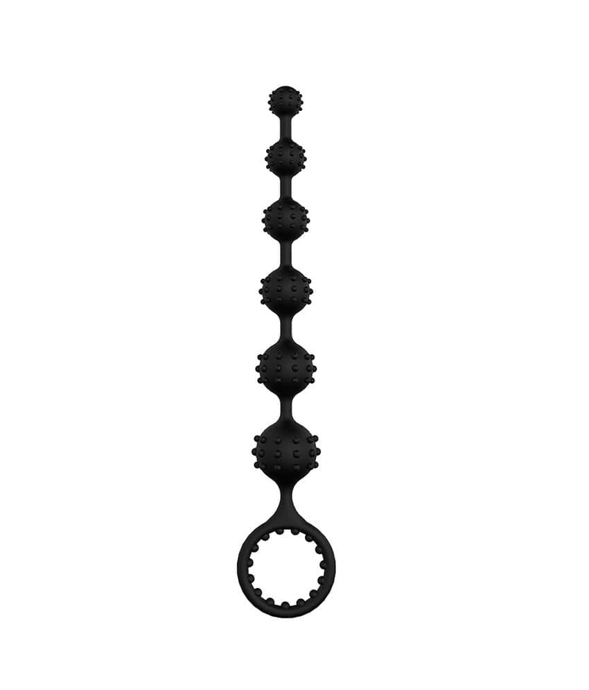 Silicone Anal Bead With Cock Ring
