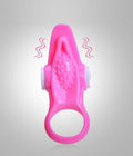 G Spot Oral Licking Cock Ring Vibrator