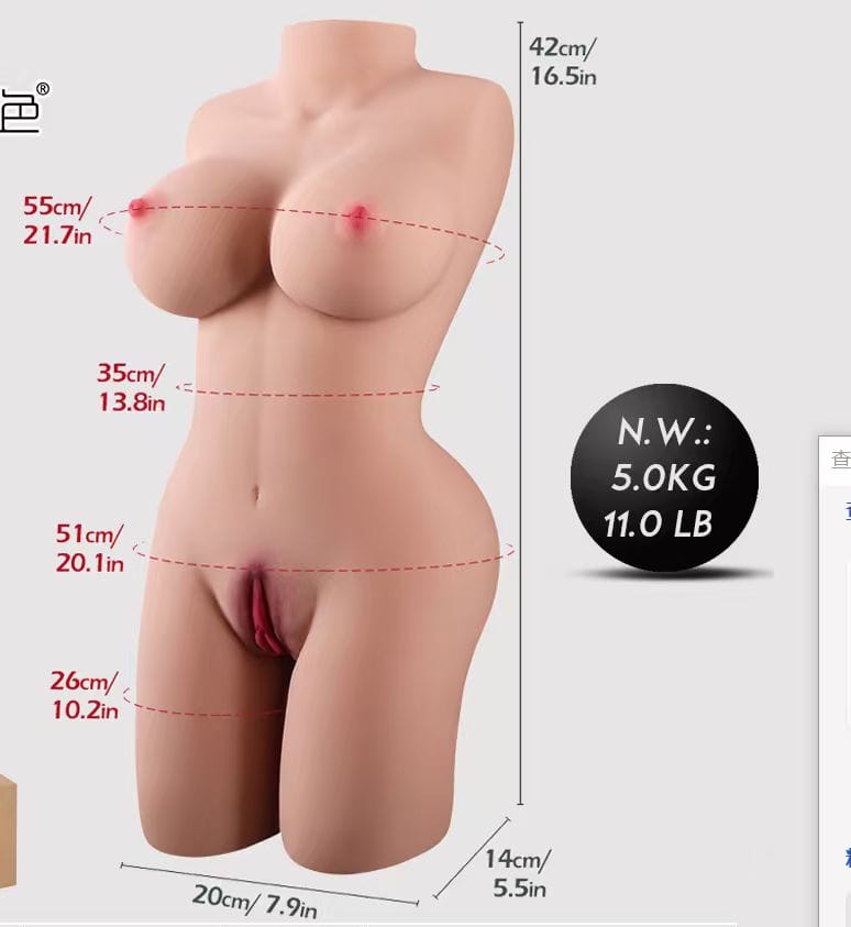 Realstic Big Sex Doll 3D