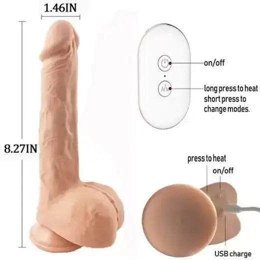 Automatic Thrusting Dildo Vibrator