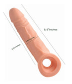 Jumbo Penis Extender Reusable Condom Sleeve