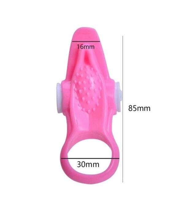 G Spot Oral Licking Cock Ring Vibrator