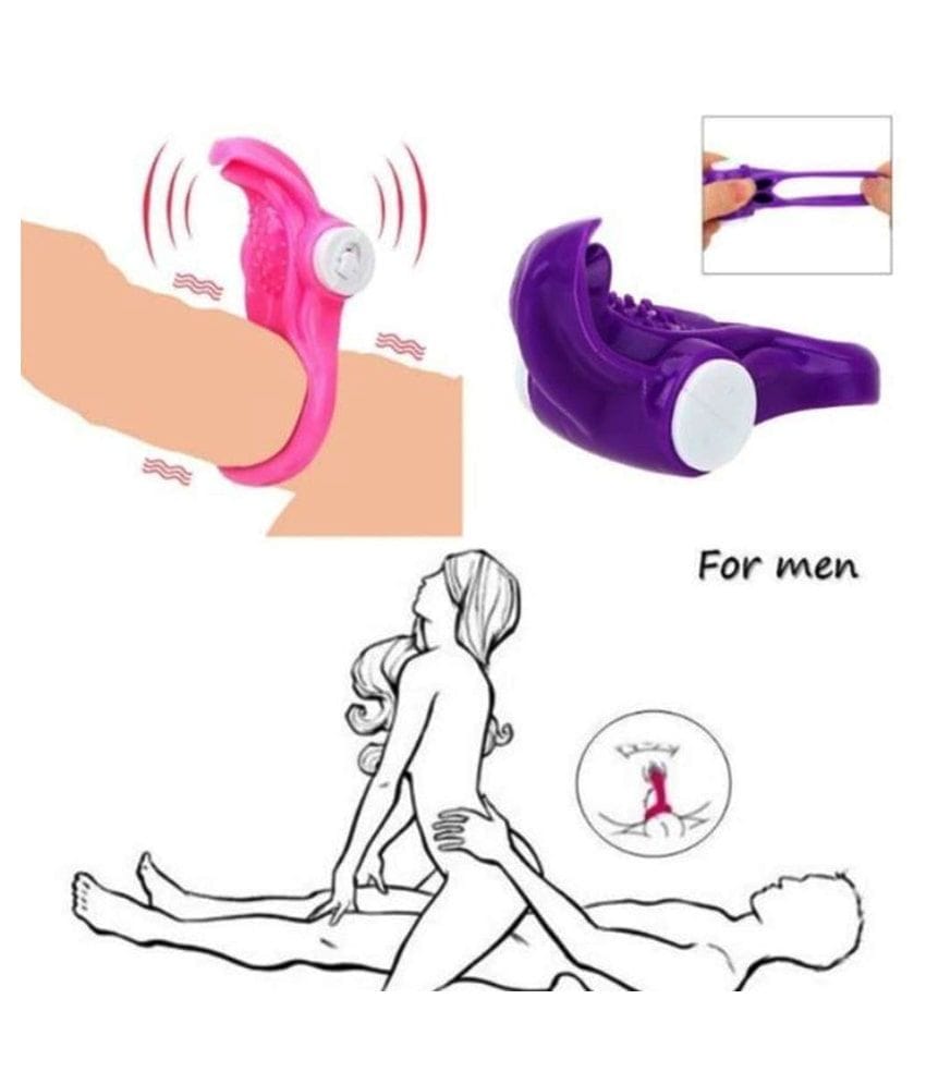 G Spot Oral Licking Cock Ring Vibrator