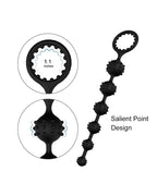 Silicone Anal Bead With Cock Ring