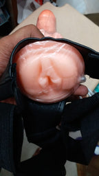 Hollow Strap-on Dildo with Attached Vagina