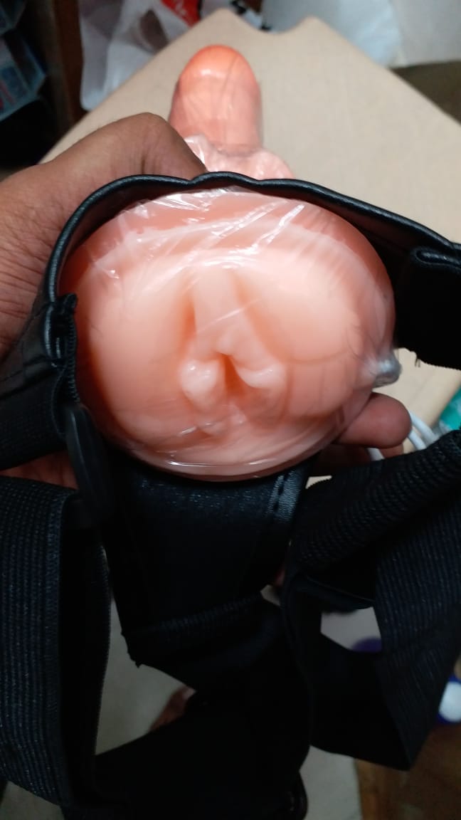 Hollow Strap-on Dildo with Attached Vagina