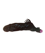 black vibrating condom sleeve