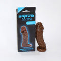 Brown Dotted Condom Sleeve