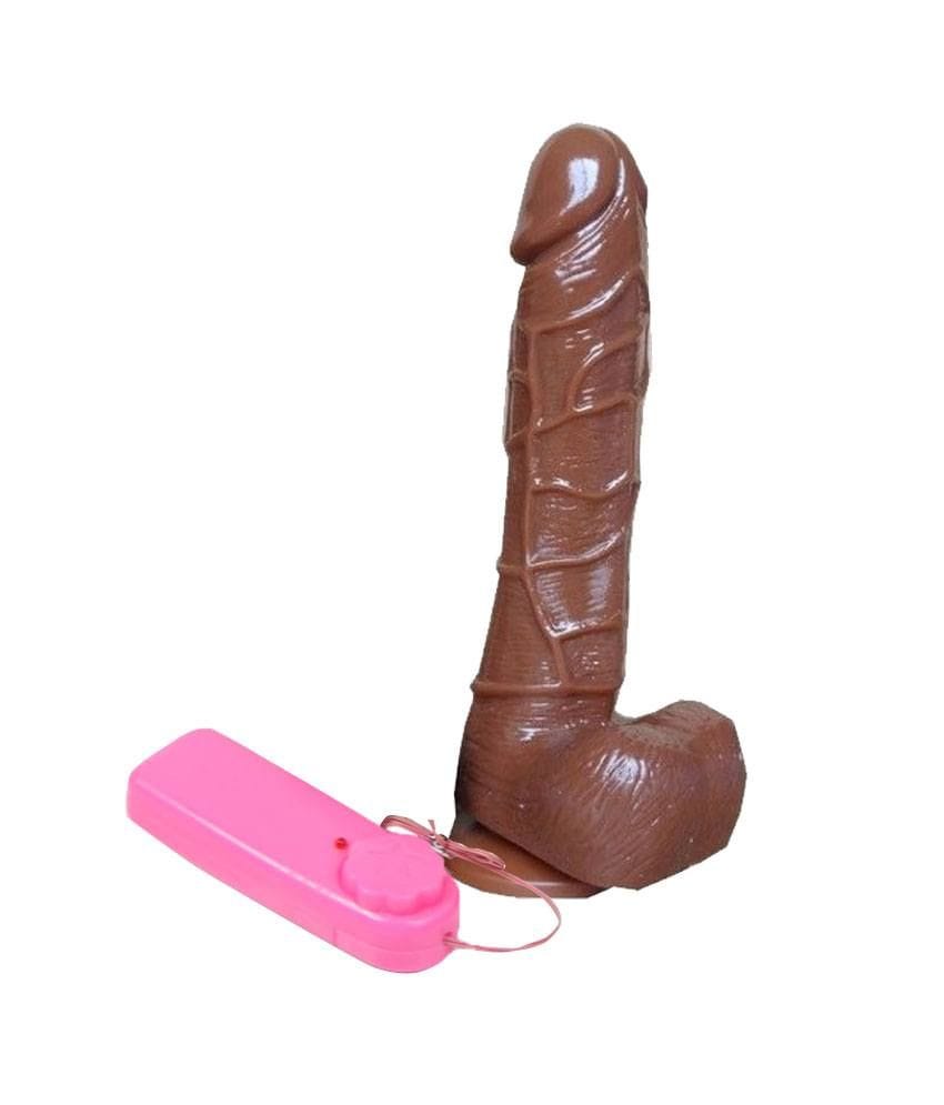 21 cm Remote Control Brown Realistic Dildo For Women