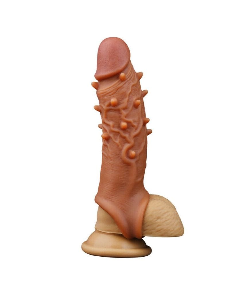 Dotted Condom Sleeve For Men
