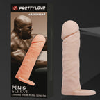 Flexible Penis Extender Sleeve With Cock Ring