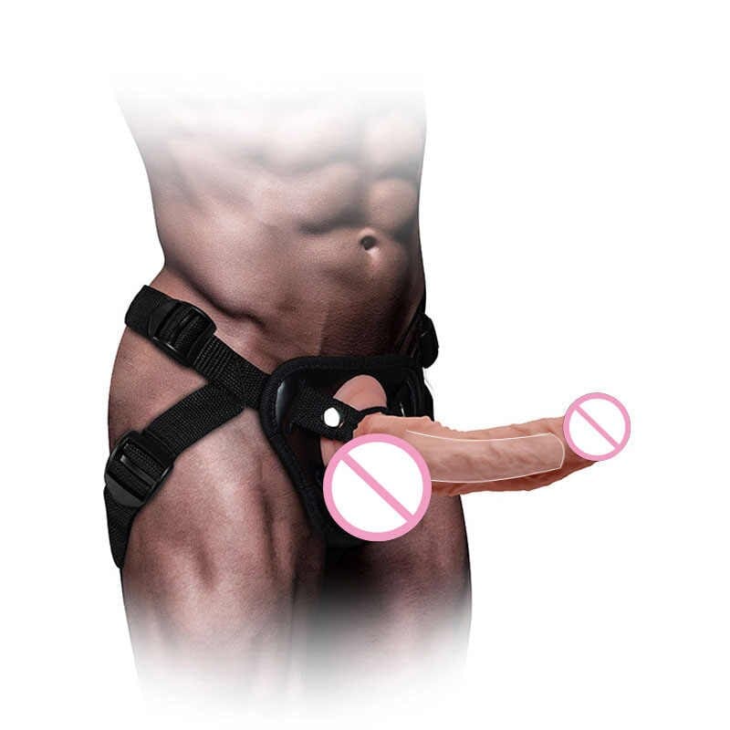 Realistic Harness Hollow Strap on Dildo