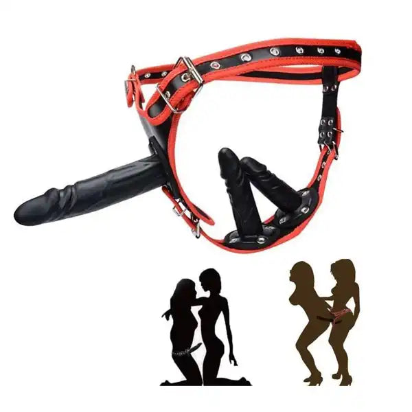 3 in 1 Lesbian Strapon Dildo