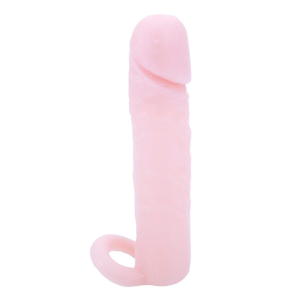 Flexible Penis Extender Sleeve With Cock Ring
