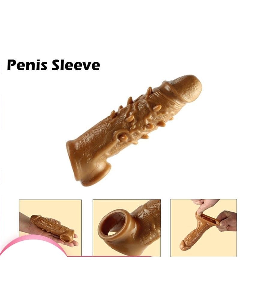 Dotted Condom Sleeve For Men
