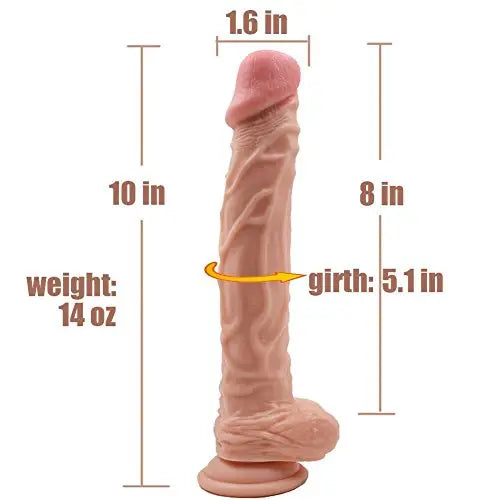 10 inch Long Dildo