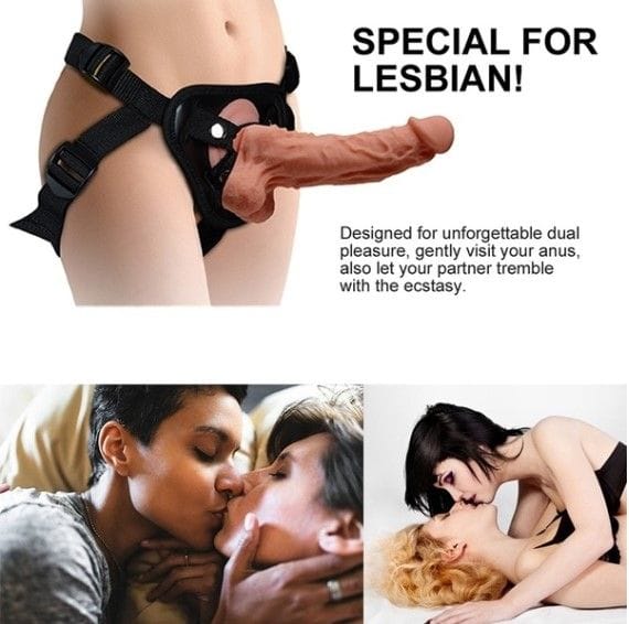 Realistic Solid Strap on Dildo