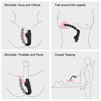 Vibrating Anal Bead Prostate Massager