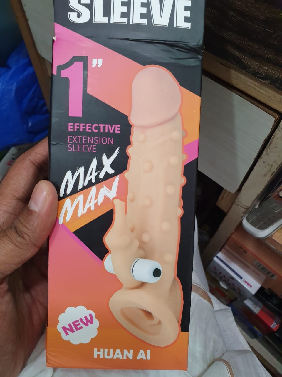 Dragon Condom Sleeve With Vibration