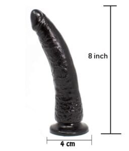 Black dildo size