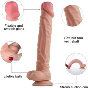 10 inch soft dildo